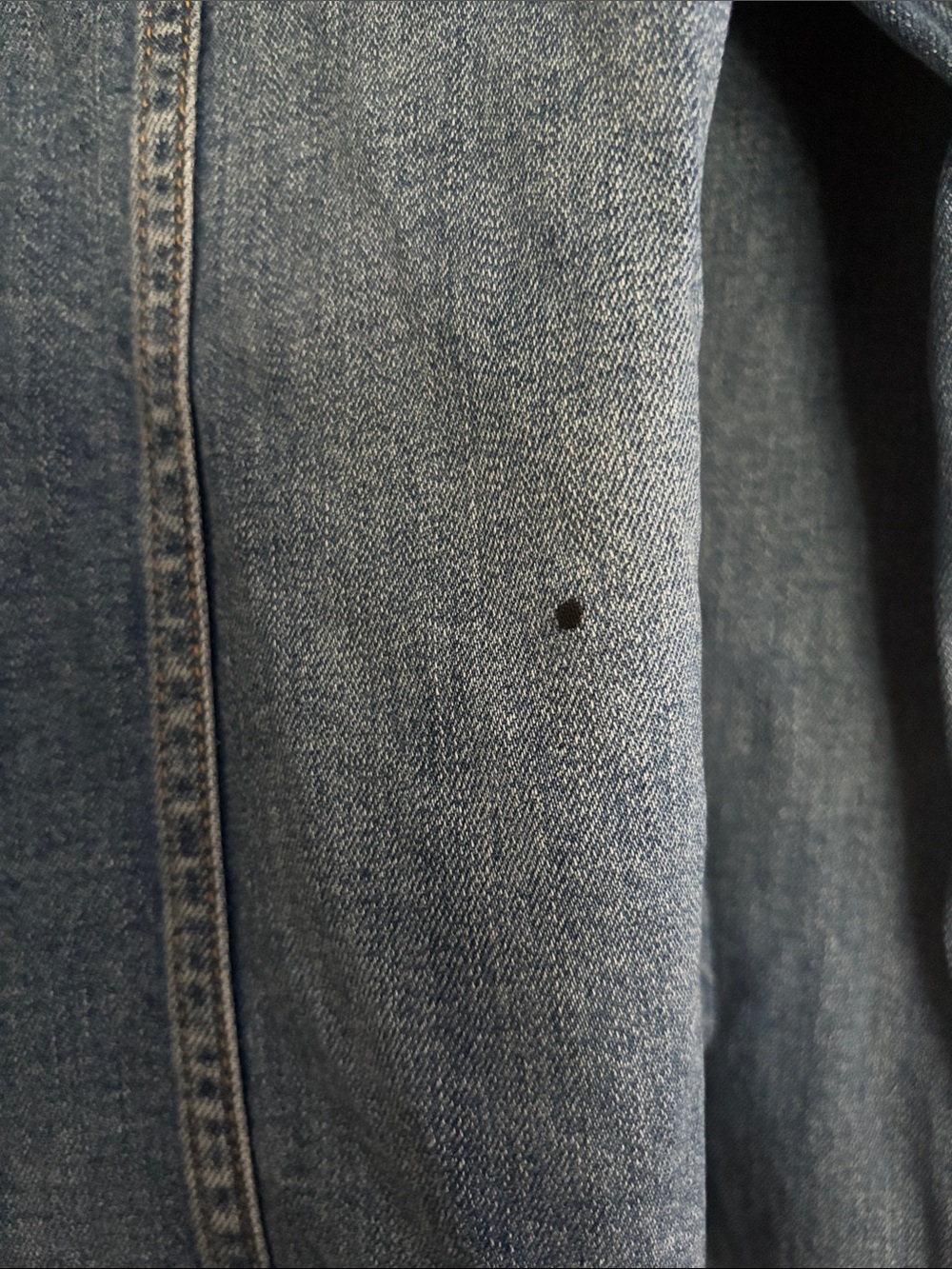 Lucky Brand Light-Medium Blue Wash Denim Jean Jacket Large - Picture 5 of 5